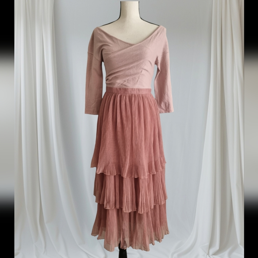 Bridgerton feel feminine layered dress